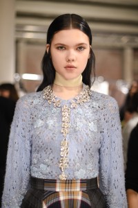 Backstage at Rokh RTW Fall 2020