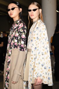 Backstage at Rokh RTW Fall 2020