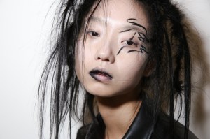 Backstage at Yohji Yamamoto RTW Fall 2020