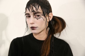 Backstage at Yohji Yamamoto RTW Fall 2020