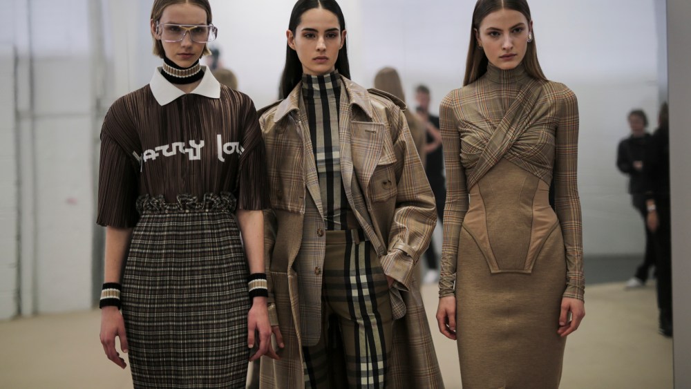 Backstage at Burberry RTW Fall 2020