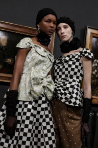 Backstage at Erdem RTW Fall 2020