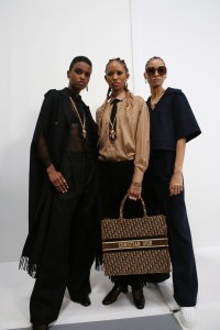 Backstage at Dior RTW Fall 2020