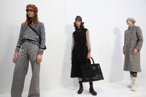 Backstage at Dior RTW Fall 2020