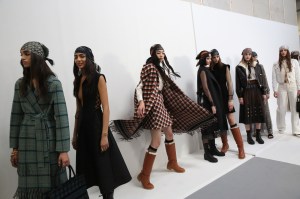 Backstage at Dior RTW Fall 2020