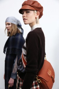 Backstage at Dior RTW Fall 2020