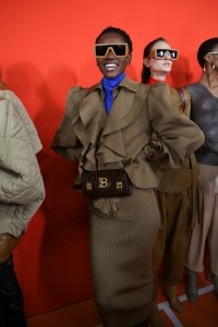 Backstage at Balmain RTW Fall 2020