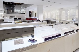 Barneys' emptied beauty department.