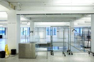 Barneys' contemporary co-op space stripped of its stock.