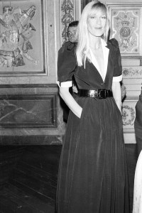 Betty Catroux at Florence van der Kemp and husband Gerald's reception at the palace of Versaille's, 1980.
