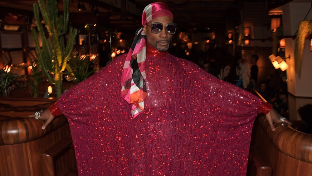 LONDON, ENGLAND - FEBRUARY 17:   Billy Porter attends the LOVE Magazine LFW Party, celebrating issue 23 at The Standard, London on February 17, 2020 in London, England. LOVE magazine is welcoming Ben Cobb as Editor-In-Chief Men's, Graham Rounthwaite as Creative Director, and Oliver Volquardsen as Fashion Director. (Photo by David M. Benett/Dave Benett/Getty Images for LOVE Magazine)