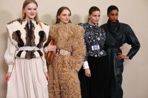 Backstage at Isabel Marant RTW Fall 2020