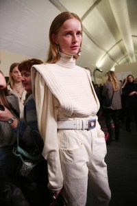 Backstage at Isabel Marant RTW Fall 2020