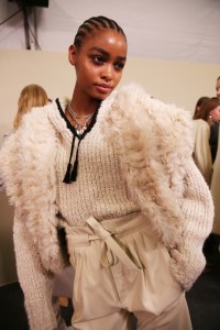 Backstage at Isabel Marant RTW Fall 2020