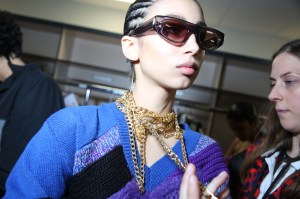 Backstage at Koché RTW Fall 2020