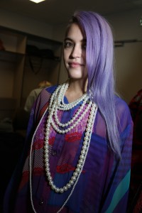 Backstage at Koché RTW Fall 2020