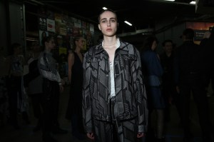 Backstage at Koché RTW Fall 2020