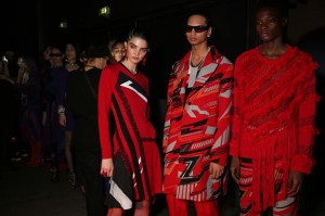 Backstage at Koché RTW Fall 2020