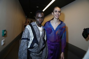 Backstage at Koché RTW Fall 2020