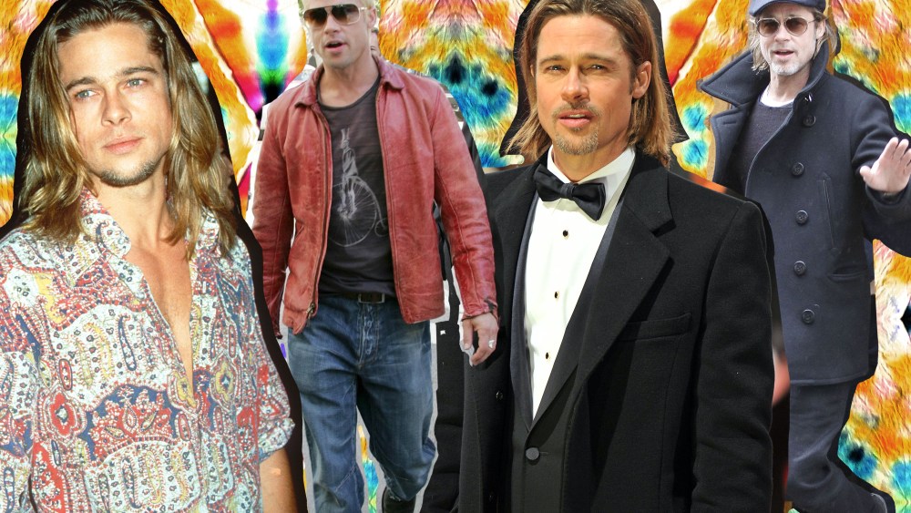 Brad Pitt throughout the years.
