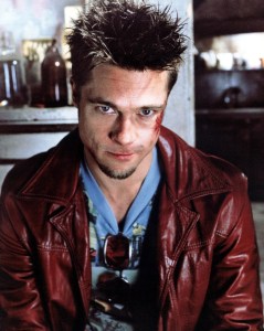 Brad Pitt in "Fight Club".