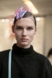 Backstage at Brandon Maxwell RTW Fall 2020