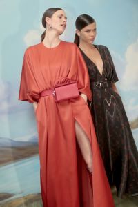 Backstage at Brandon Maxwell RTW Fall 2020