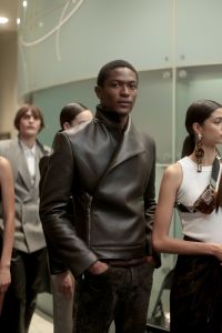 Backstage at Brandon Maxwell RTW Fall 2020