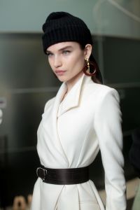 Backstage at Brandon Maxwell RTW Fall 2020