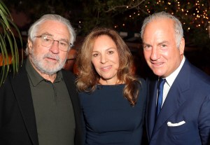 Robert De Niro, Daphna Kastner and Charles Finch