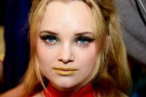 Backstage at Christian Cowan RTW Fall 2020