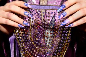 Backstage at Christian Cowan RTW Fall 2020