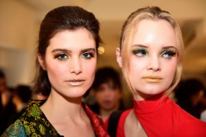 Backstage at Christian Cowan RTW Fall 2020