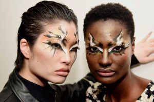 Backstage at Christian Cowan RTW Fall 2020