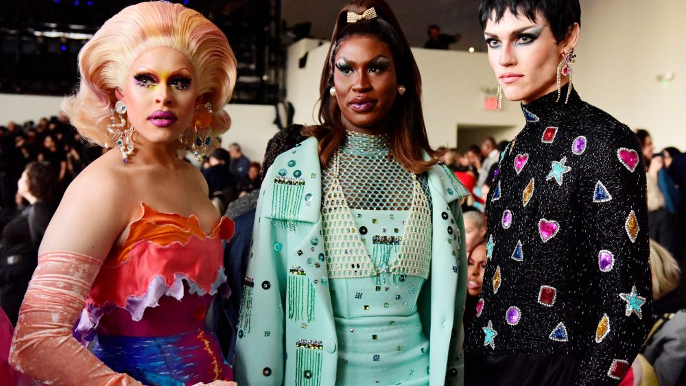 Front Row at Christopher John Rogers RTW Fall 2020