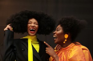 Backstage at Christopher John Rogers RTW Fall 2020