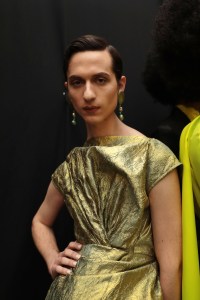 Backstage at Christopher John Rogers RTW Fall 2020
