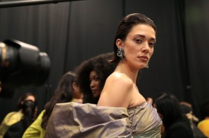 Backstage at Christopher John Water RTW Fall 2020