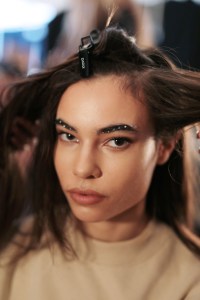Backstage at Christopher John Rogers RTW Fall 2020