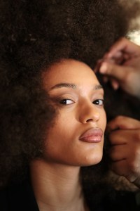 Backstage at Christopher John Rogers RTW Fall 2020