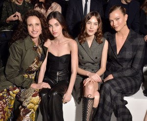 Andie MacDowell, Rainey Qualley, Alexa Chung and Karlie Kloss
