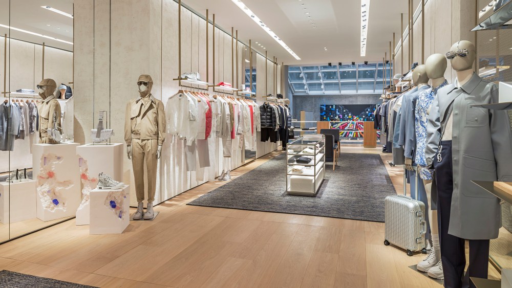 The new Dior Men's store in Soho.