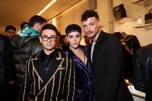 Christian Siriano, Bethany C. Meyers, and Nico Tortorella