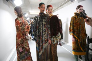 Backstage at Dries Van Noten RTW Fall 2020