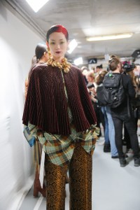 Backstage at Dries Van Noten RTW Fall 2020
