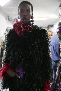 Backstage at Dries Van Noten RTW Fall 2020