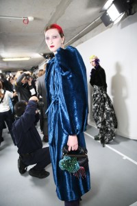 Backstage at Dries Van Noten RTW Fall 2020