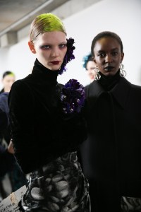 Backstage at Dries Van Noten RTW Fall 2020