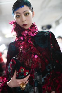 Backstage at Dries Van Noten RTW Fall 2020