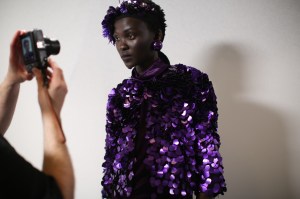Backstage at Dries Van Noten RTW Fall 2020